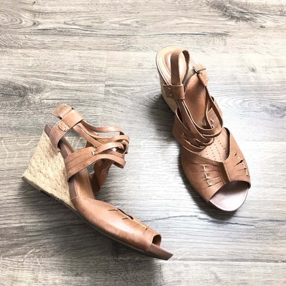 clarks artisan espadrille wedge sandals